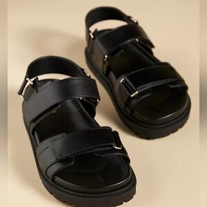 Anthropologie Maeve Slingback Double Sandals Size 6